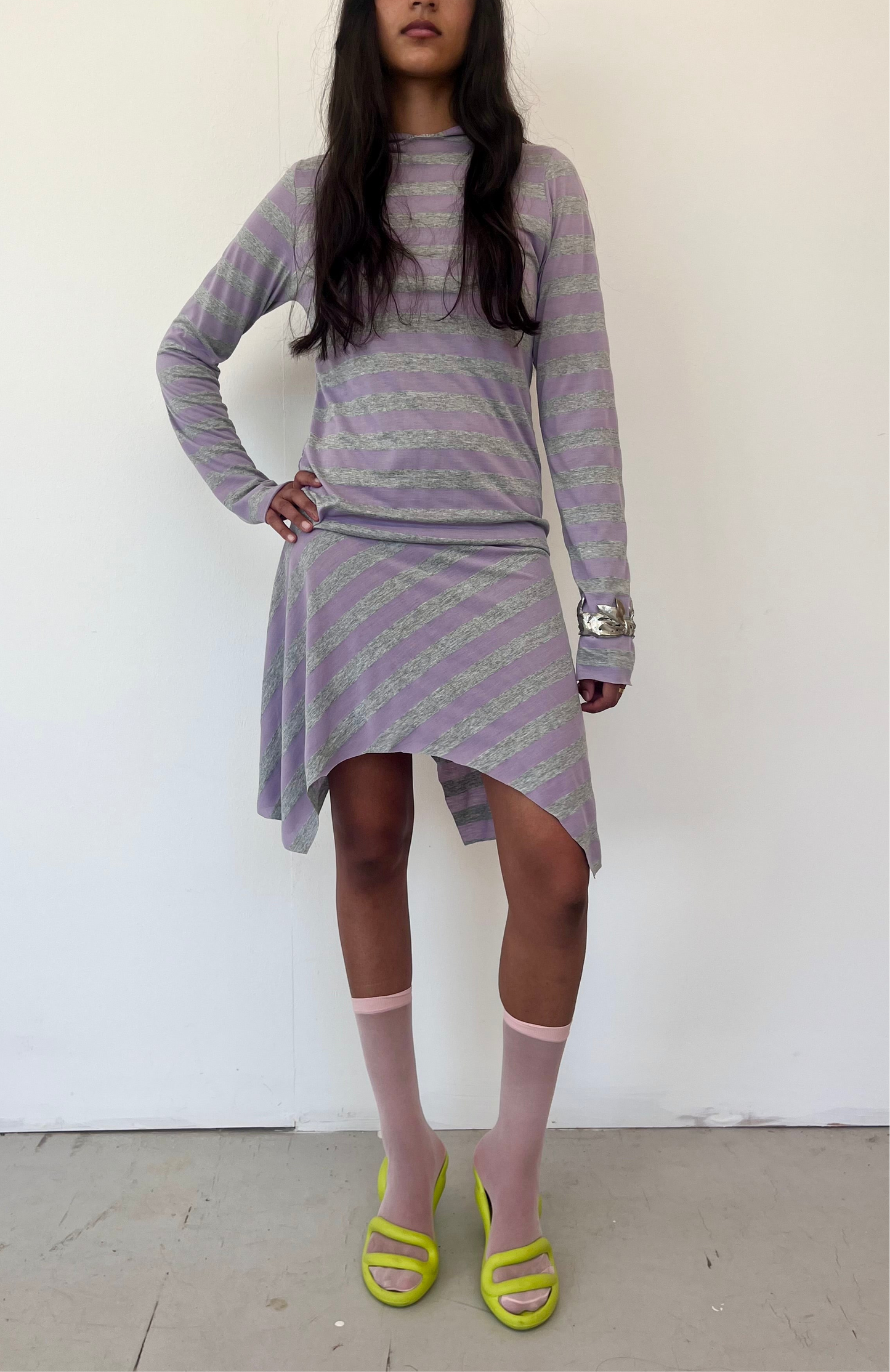 Purple Stripe Dress