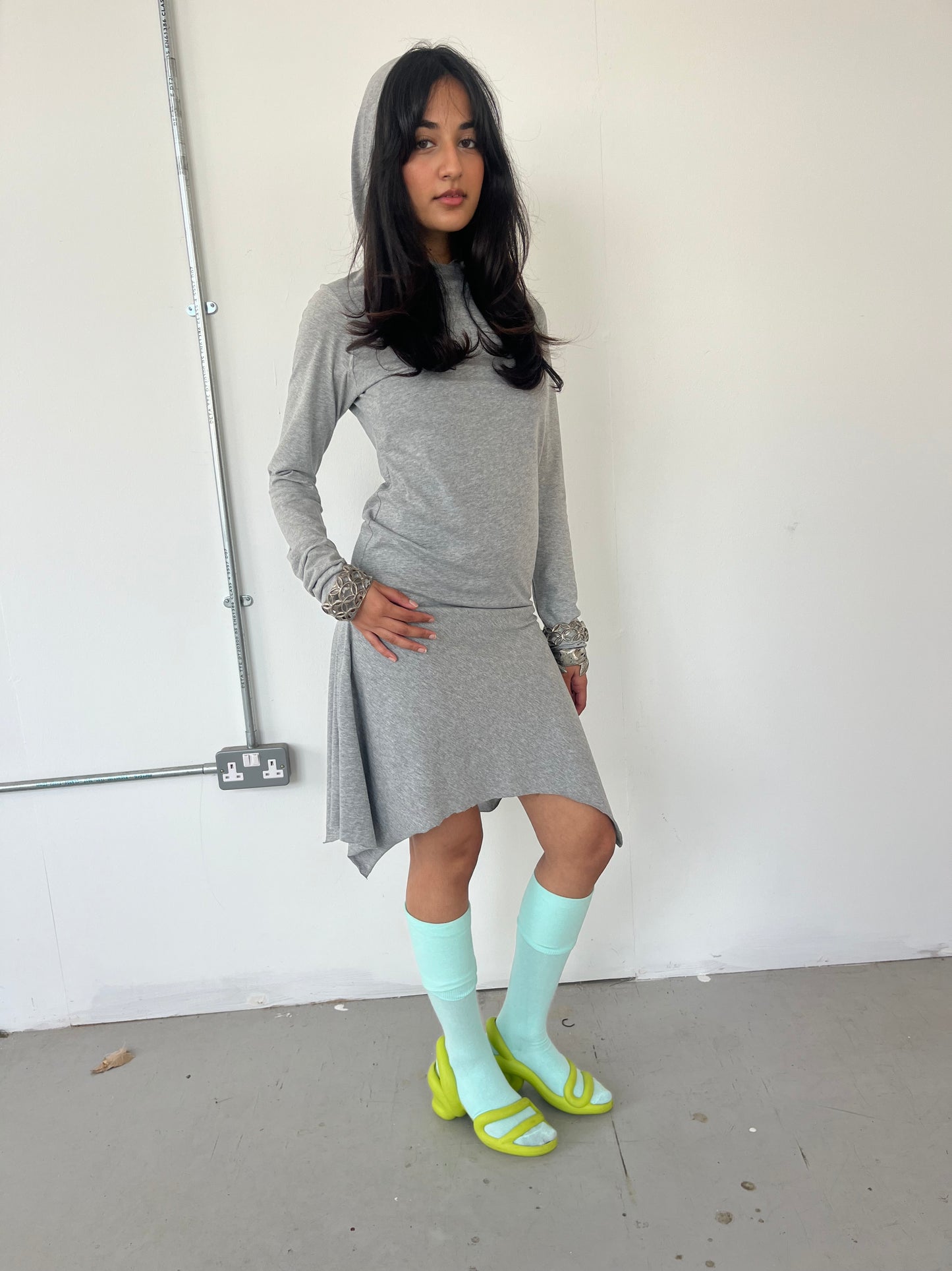 Grey Jersey Dress