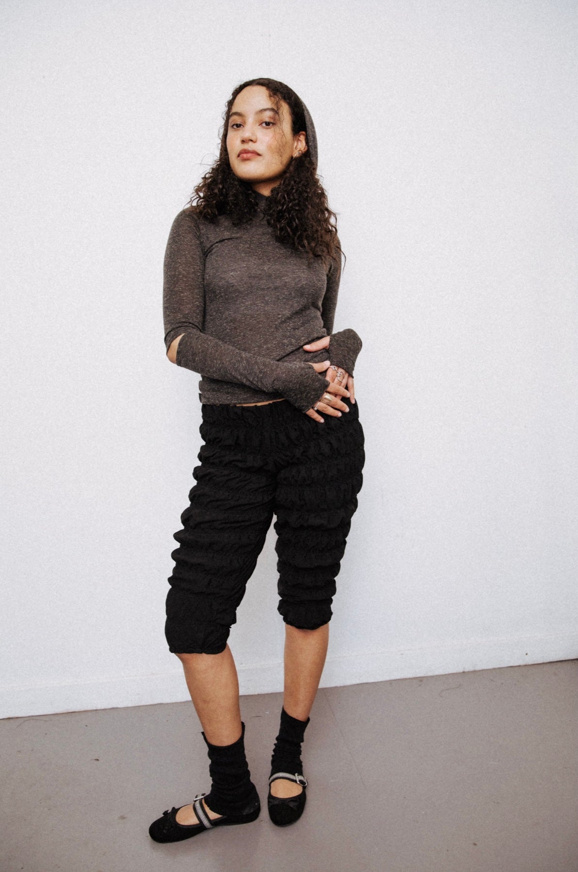 Black Capri Bloomers
