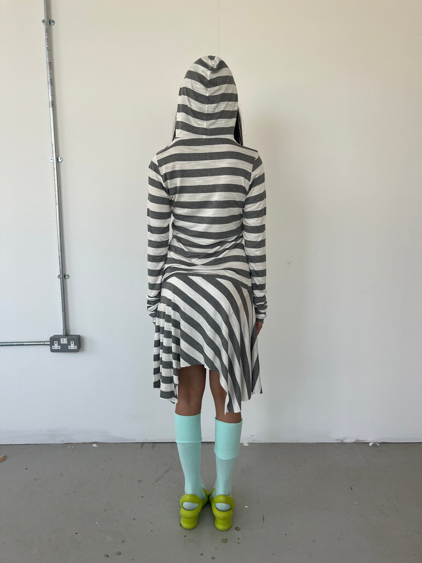 Grey Stripe Dress