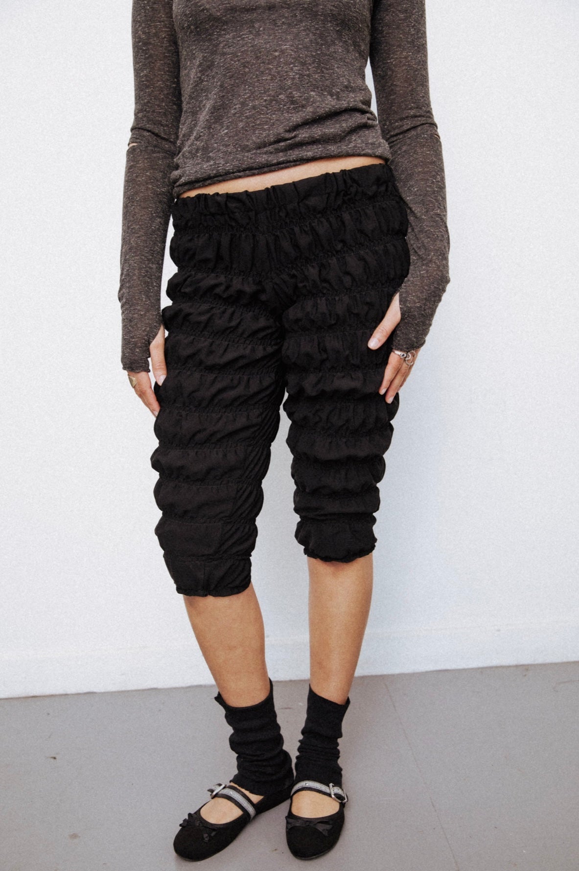 Black Capri Bloomers