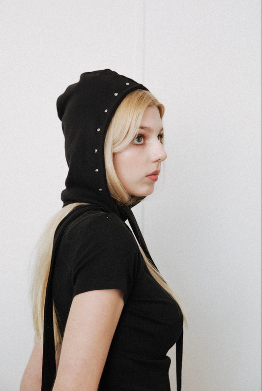 Black Jersey Bonnet