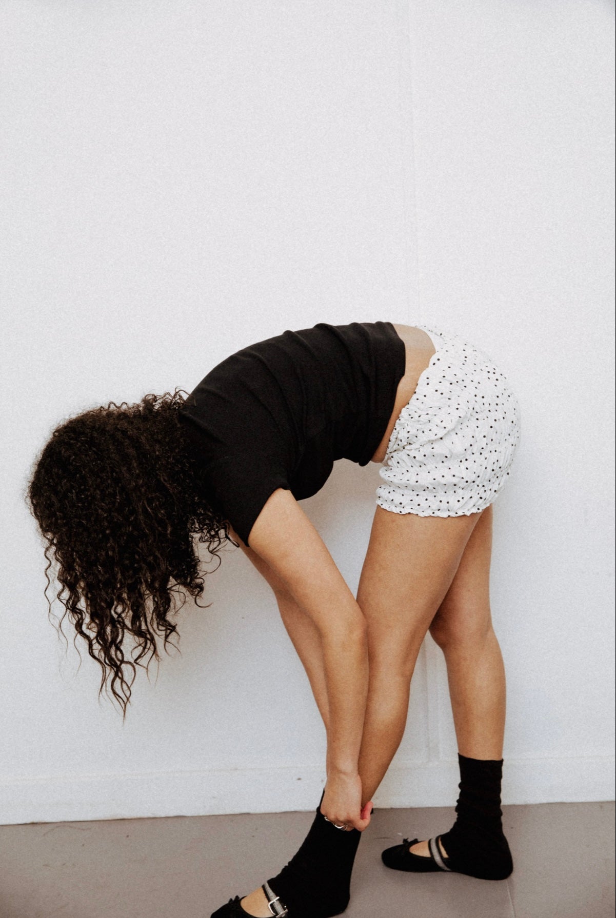 White Polka Dot Bloomers