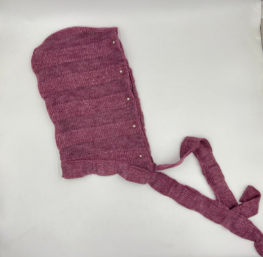 Purple Knit Bonnet