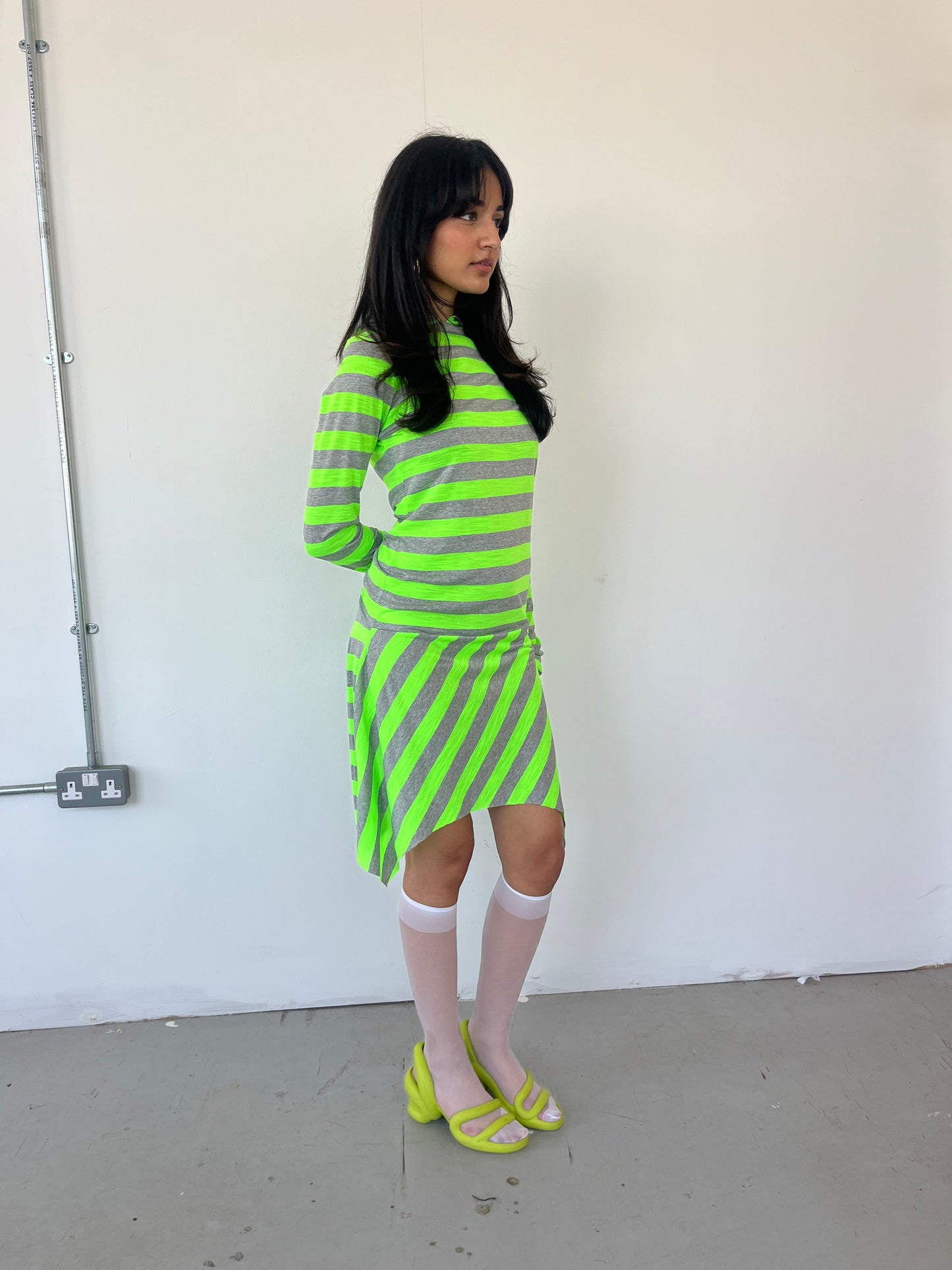 Green Stripe Dress