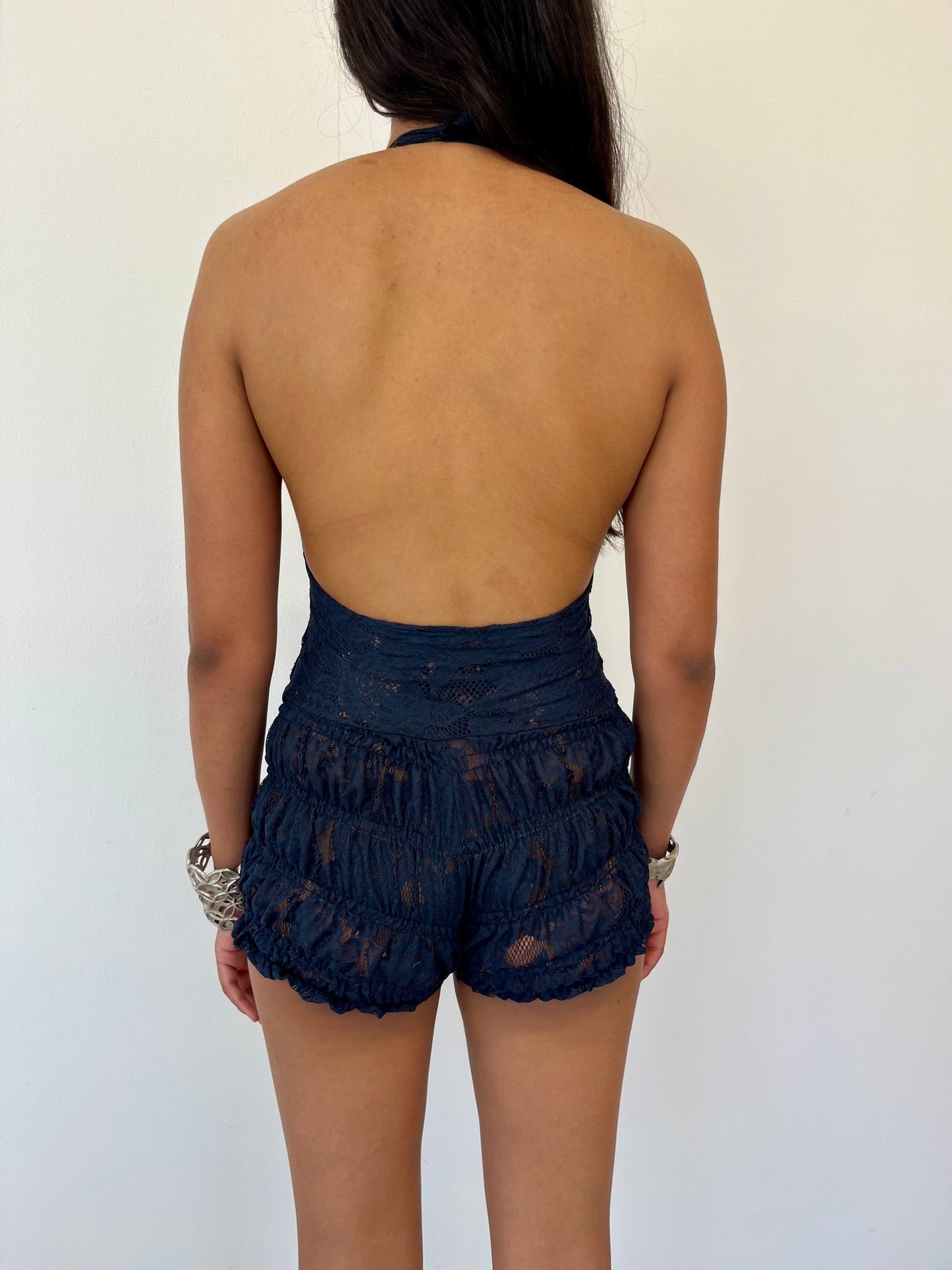 Navy Bloomer Playsuit