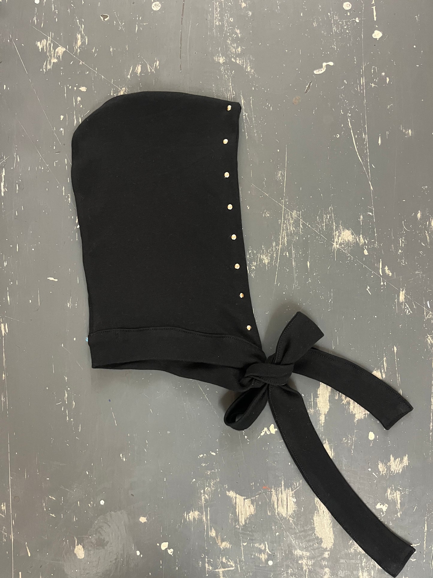 Black Jersey Bonnet